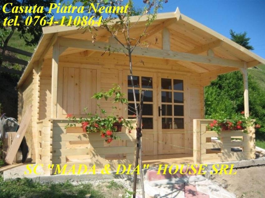 CASUTA PIATRA NEAMT - CASUTE DE GRADINA,CABANE, CASE DE LEMN  TEL. 0764-110864